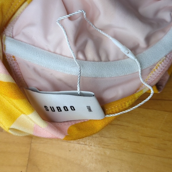 Suboo - Cloud Scoop Bikini Top - Cloud Print Size S NWOT - Picture 16 of 16